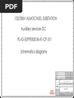 132/30Kv Almochuel Substation Auxiliary Services DC PL-IG-ESPPEE0018-AT-CP-311 Schematics Diagrams