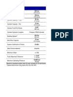 HT300 Specifications: 270 Tonne