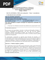 Guia de Actividades y Rúbrica de Evaluación - Tarea 1 - Presaberes