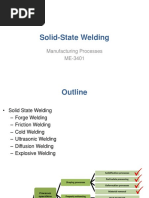 Solid-State Welding: Manufacturing Processes ME-3401