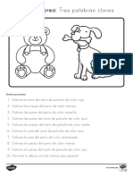 Sa T S 3625 Lee y Colorea Tres Palabras Claves Ficha de Actividad