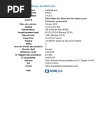 A. Fiche Signalétique de SEBN-MA