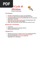 Cell Cycle & Division