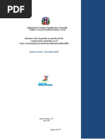 Informe Compromisos Pacto Educativo 2016