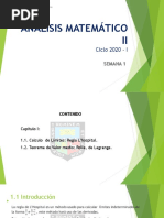 Análisis Matemático Ii