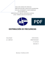 Distribucion de Frecuencias