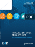 Procurement Guide and Checklist For Digital Identification Systems