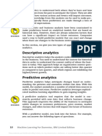 Descriptive Analytics: Machine Learning For Dummies, IBM Limited Edition