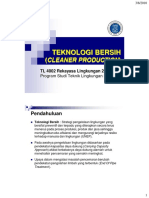 Teknologi Bersih (Cleaner Production)