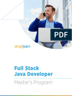 Full Stack Java Developer: Master's Program