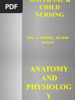 Maternal & Child Nursing ANATOMY & PHYSIOLOGY SECTION 1