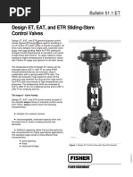 Design ET, EAT, and ETR Sliding-Stem Control Valves