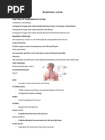 Functions of The Respiratory System