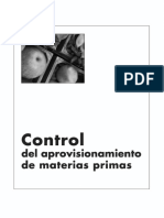 Libro Control Del Aprovisionamiento de Materias Primas