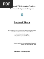 Doctoral Thesis: Universidad Politécnica de Cataluña