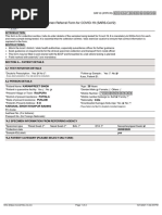 Icmr Specimen Referral Form For Covid-19 (Sars-Cov2) : (If Yes, Attach Prescription If No, Test Cannot Be Conducted)