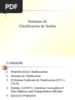 Clasificación de Suelos USCS y AASTHO