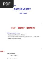 Unit 1&2 Exercises Biochemistry 27.10.20