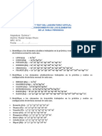 Fast Test Quimica 1 - Reconocimiento de Elementos-Semana 7