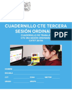 Cuadernillo de Trabajo Tercera Sesión CTE