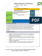 Proyectos Quimestrales Octavos A y B