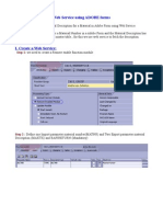 Web Service Using ADOBE Forms