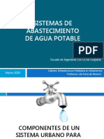 Abastecimiento de Agua Potable. Componentes Acueductos