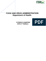 FDA Citizen's Charter CDRRHR