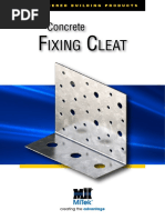 Concrete Fixing Cleat