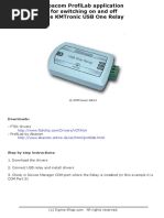 Usb One Relay Profilab