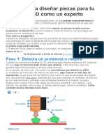 7 Pasos para Diseñar Piezas para Tu Impresora 3D Como Un Experto