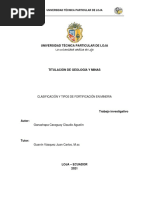 Clasificación de Fortificaciones