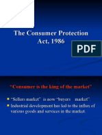 The Consumer Protection Act, 1986