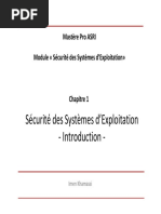 Chp1 Sécurité Des SE - Introduction