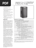 15" 2-Way Self-Powered Sound Reinforcement System