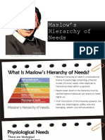 Maslows Hierarchy of Needs