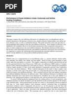 Performance of Scale Inhibitors Under Carbonate and Sulfide Scaling Conditions