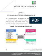 Unidad 2 Metodología para La Preparación de Presupuestos