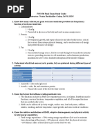 FSN 338 Final Exam Study Guide