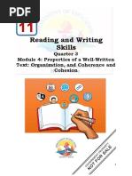 Reading and Writing Module 4 Q3