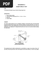 Experiment 6 Charpy Impact Test