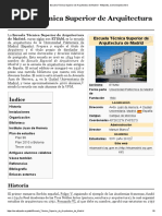 Escuela Técnica Superior de Arquitectura de Madrid - Wikipedia, La Enciclopedia Libre