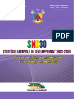 SND30 Stratégie Nationale de Deveppement 2020 2030