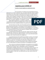 Logística Post Covid: El Estado de Un Sector en Medio de La Pandemia.