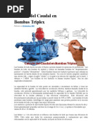 Cálculo Del Caudal en Bombas