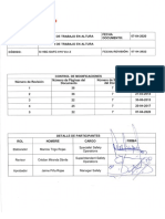 MEL Estandar Trabajo en Altura