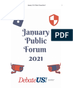 January DebateUS Brief