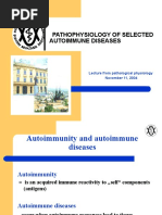 Pathophysiology of Selected Autoimmune Diseases: Lecture From Pathological Physiology November 11, 2004