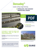 Densadeg: Lamellar Settling Sludge Thickening