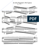 Piano Étude After Paganini's 5th Caprice: Op. 3, No. 1